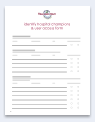 Hospital Champions User Access Form